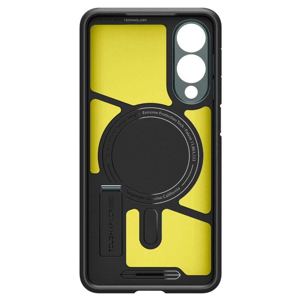 iTok webáruház - Samsung Spigen Tough Armor MagSafe tok Samsung Galaxy S25 Edge (zöld/fekete) 3 Spigen Tough Armor MagSafe Case for Samsung Galaxy S25 Edge (zöld/fekete)