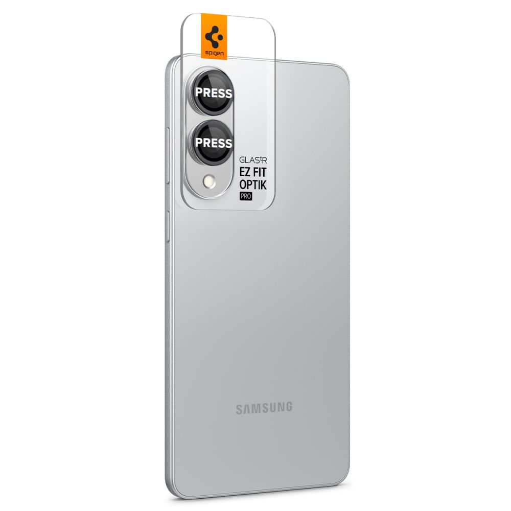iTok webáruház - Samsung Spigen Optik Pro GLAS.TR „Ez Fit” 2-pack kameravédő Samsung Galaxy S25 Edge készülékhez (fekete) 6 Spigen Optik Pro GLAS.TR "Ez Fit" 2-pack Camera Cover for Samsung Galaxy S25 Edge (fekete)