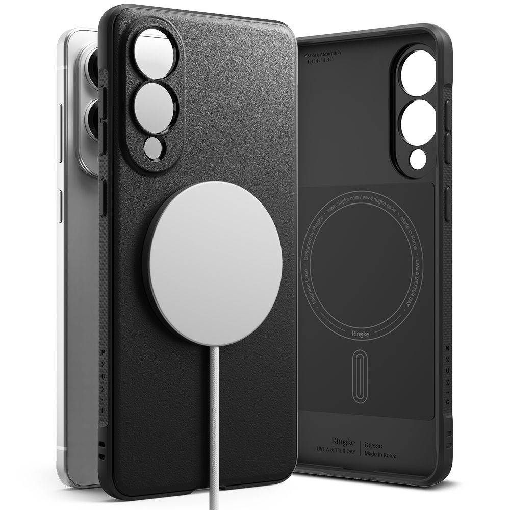iTok webáruház - Samsung Ringke Onyx Magnetic MagSafe tok Samsung Galaxy S25 Edge készülékhez (fekete) 1 Ringke Onyx Magnetic Magsafe Case for Samsung Galaxy S25 Edge (fekete)