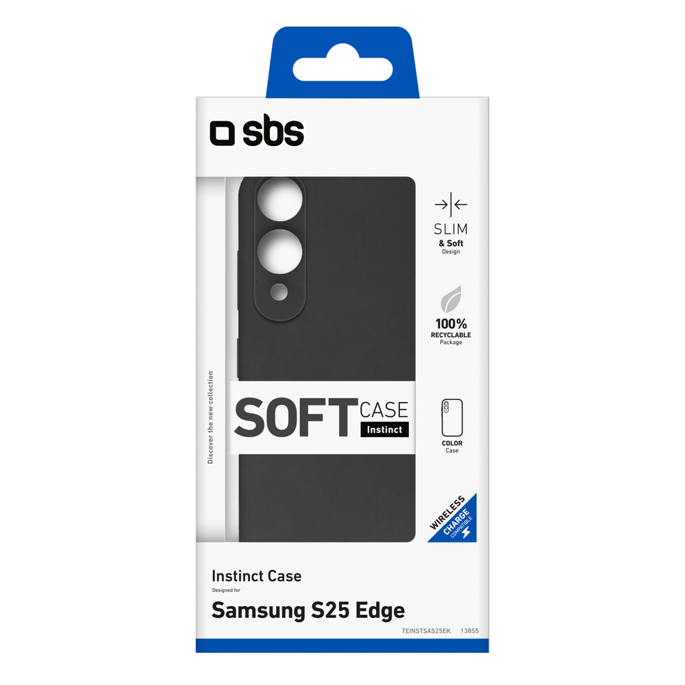 iTok webáruház - Samsung SBS Instinct tok Samsung Galaxy S25 Edge (fekete) 2 SBS Instinct Case for Samsung Galaxy S25 Edge (fekete)