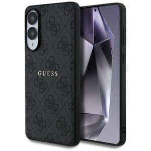 Guess 4G Ring Classic Logo MagSafe tok Samsung Galaxy S25 Edge készülékhez (fekete)