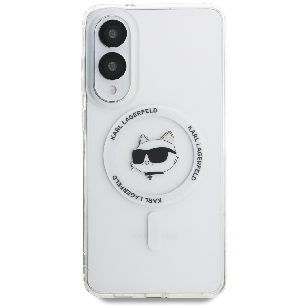 iTok webáruház - Karl Lagerfeld Karl Lagerfeld Button Choupette Head Printed Logo MagSafe tok Samsung Galaxy S25 Edge (fehér) 3 Karl Lagerfeld Button Choupette Head Printed Logo MagSafe Case for Samsung Galaxy S25 Edge (fehér)