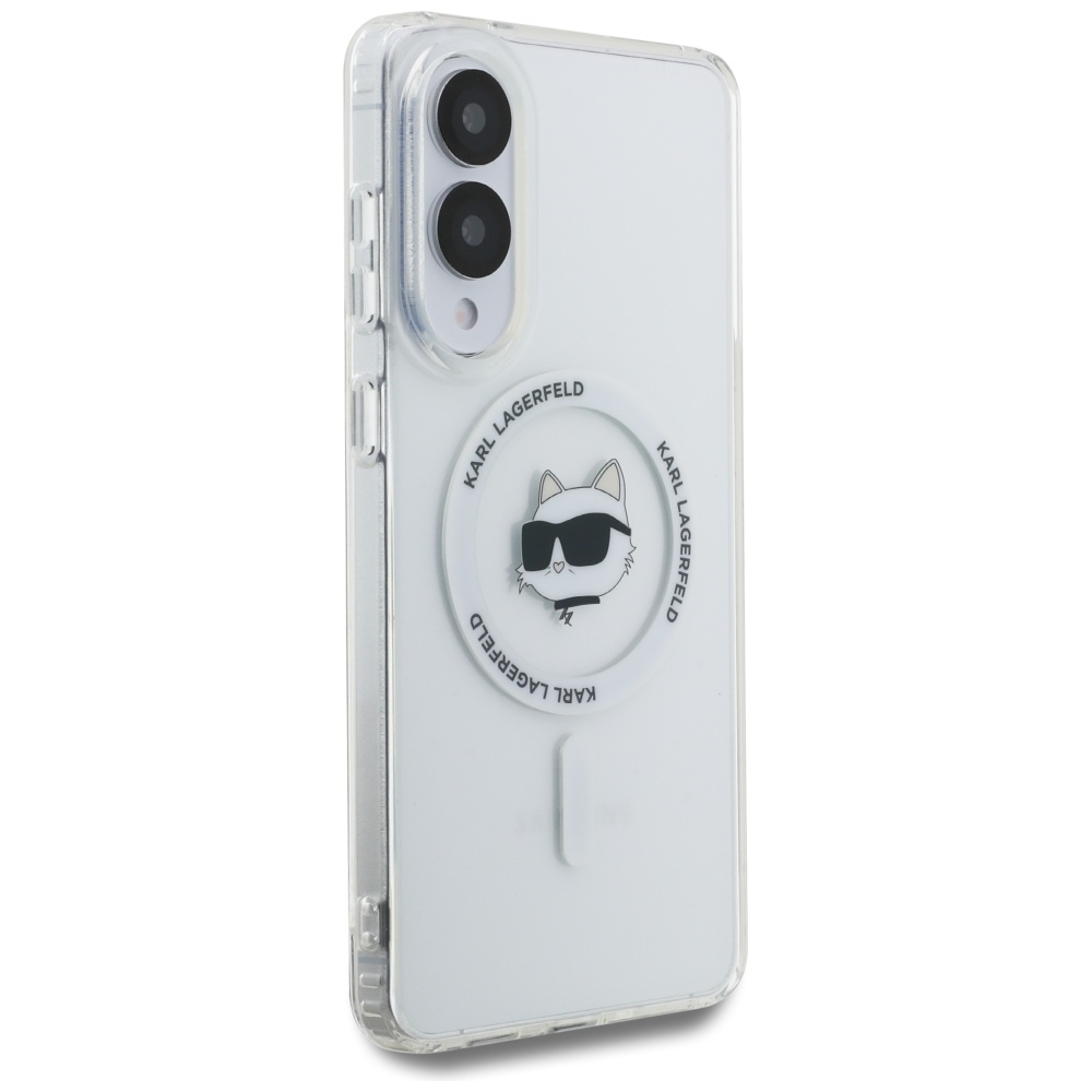 iTok webáruház - Karl Lagerfeld Karl Lagerfeld Button Choupette Head Printed Logo MagSafe tok Samsung Galaxy S25 Edge (fehér) 4 Karl Lagerfeld Button Choupette Head Printed Logo MagSafe Case for Samsung Galaxy S25 Edge (fehér)