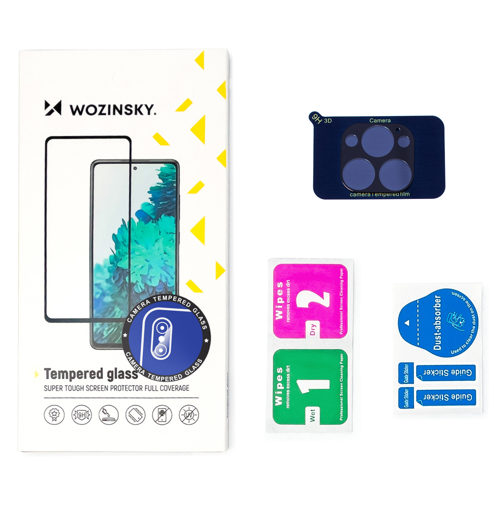 iTok webáruház - Wozinsky Wozinsky Full Camera Glass 9H kameravédő üveg Samsung Galaxy Z Flip 3 készülékhez 3 Wozinsky Full Camera Glass 9H Full Camera Tempered Glass for Samsung Galaxy Z Flip 3