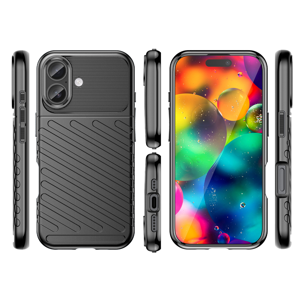 iTok webáruház - Thunder Case iPhone 17 tok (fekete) 2 Thunder Case for iPhone 17 (fekete)