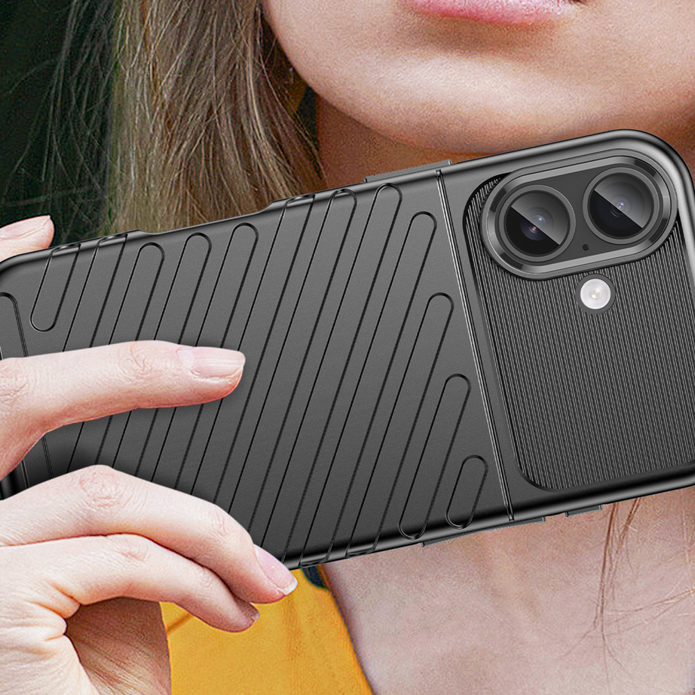 iTok webáruház - Thunder Case iPhone 17 tok (fekete) 5 Thunder Case for iPhone 17 (fekete)