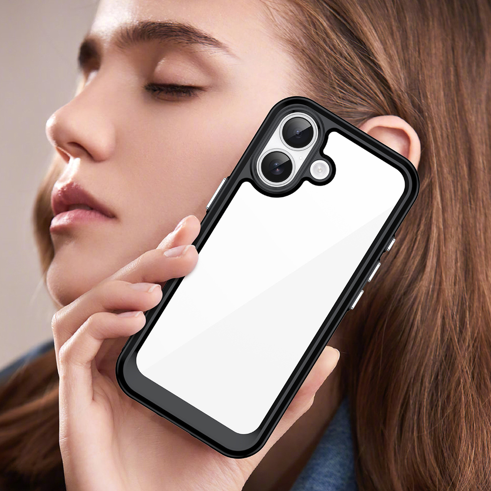 iTok webáruház - Outer Space tok iPhone 17 készülékhez (fekete átlátszó) 7 Outer Space iPhone 17 Case (fekete átlátszó)