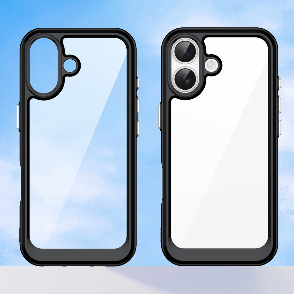 iTok webáruház - Outer Space tok iPhone 17 készülékhez (fekete átlátszó) 8 Outer Space iPhone 17 Case (fekete átlátszó)