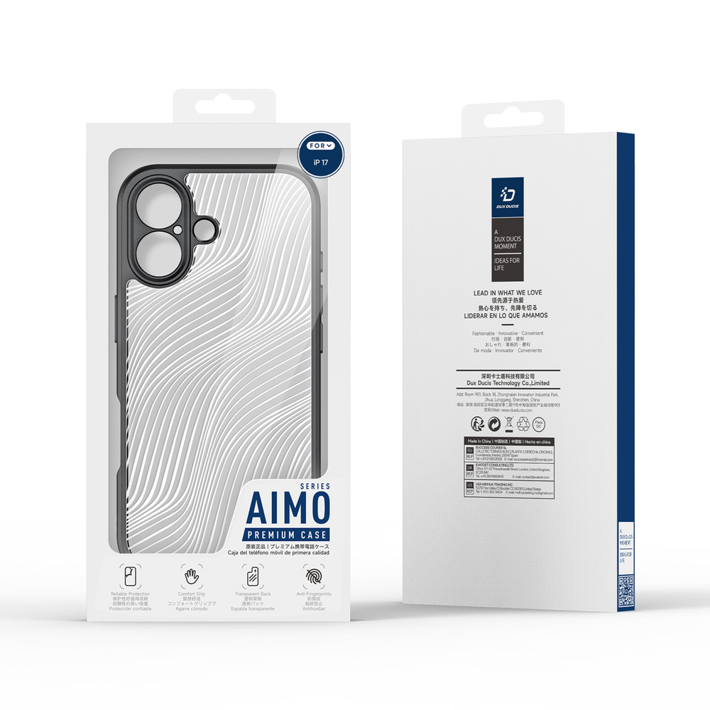 iTok webáruház - Dux Ducis Dux Ducis Aimo tok iPhone 17-hez – fekete 8 Dux Ducis Aimo iPhone 17 Case – Black