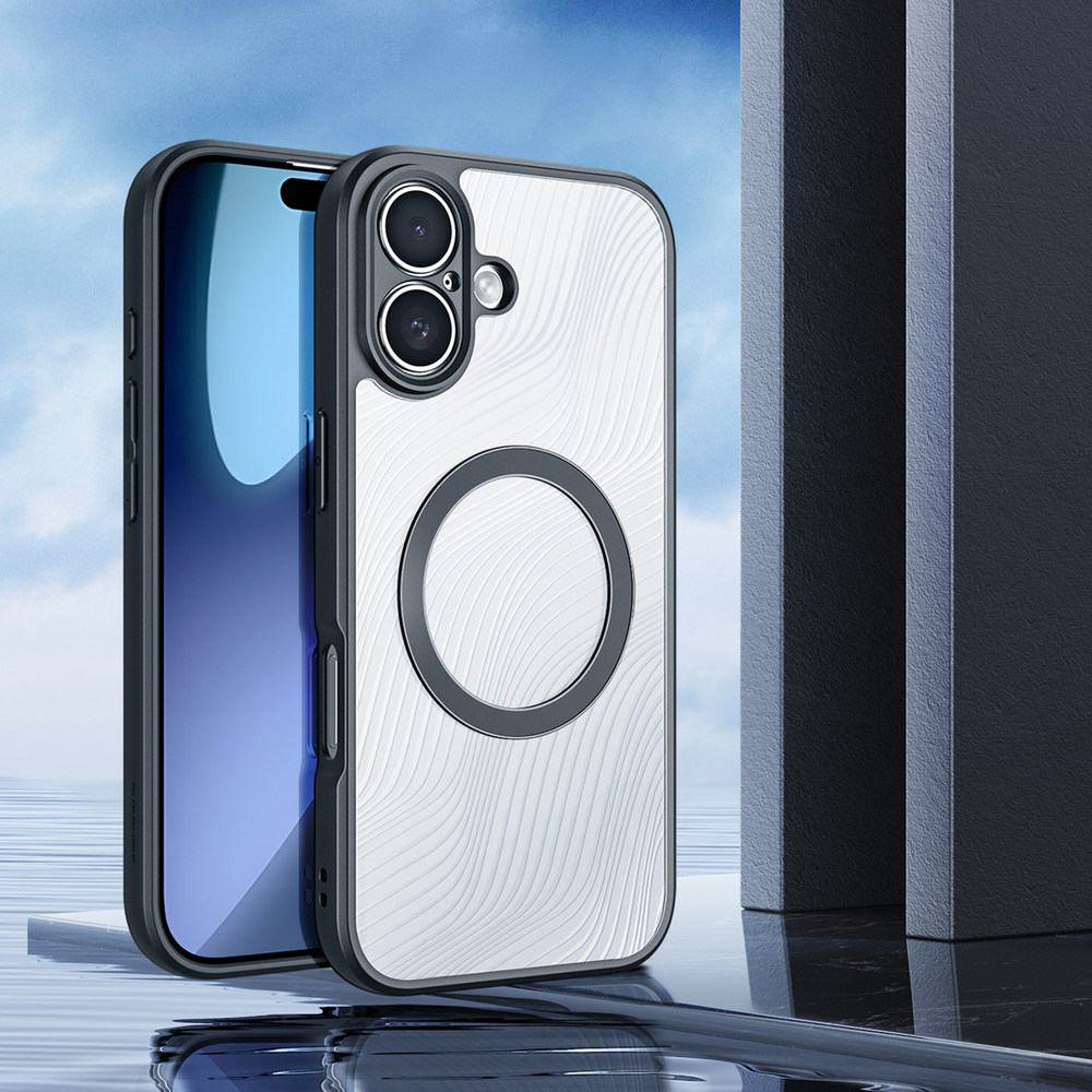 iTok webáruház - Dux Ducis Dux Ducis Aimo Mag tok iPhone 17-hez (fekete) 3 Dux Ducis Aimo Mag Case with Magnetic Ring for iPhone 17 (fekete)