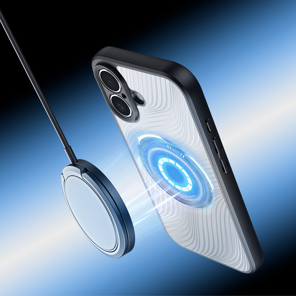 iTok webáruház - Dux Ducis Dux Ducis Aimo Mag tok iPhone 17-hez (fekete) 4 Dux Ducis Aimo Mag Case with Magnetic Ring for iPhone 17 (fekete)