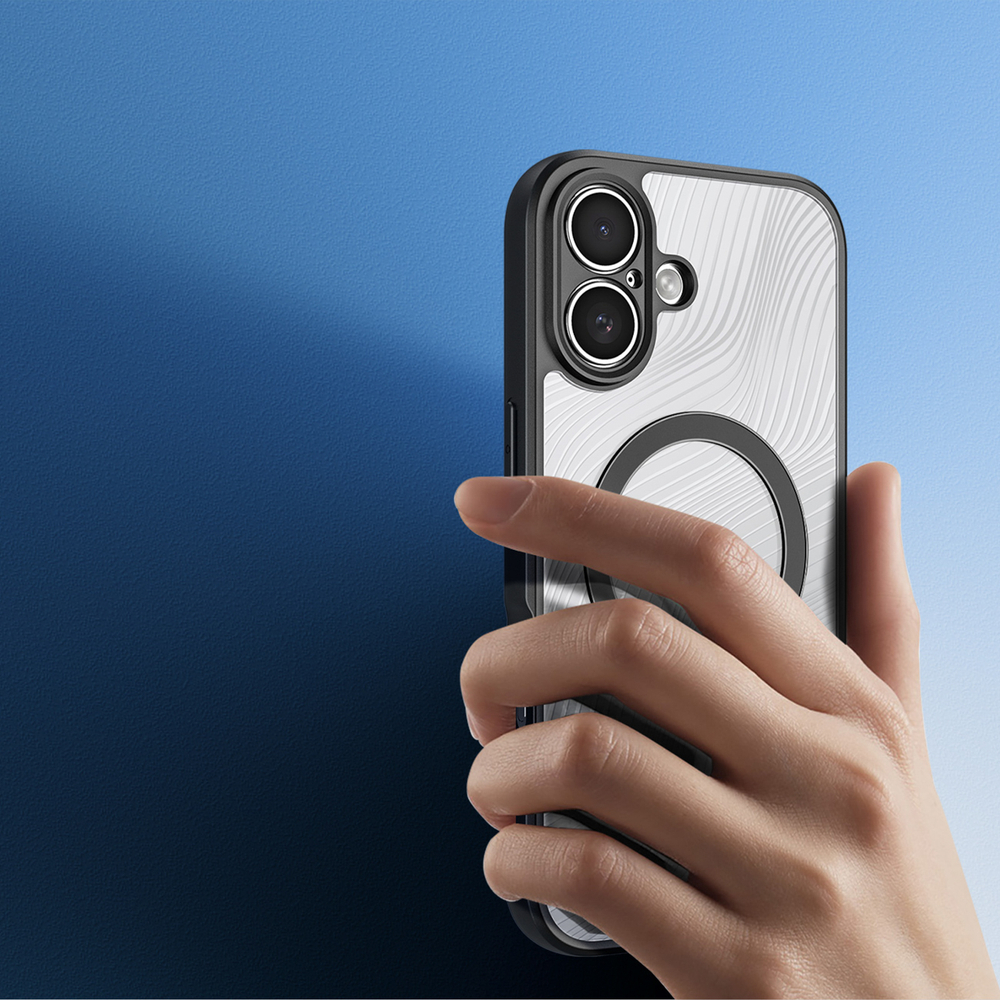 iTok webáruház - Dux Ducis Dux Ducis Aimo Mag tok iPhone 17-hez (fekete) 5 Dux Ducis Aimo Mag Case with Magnetic Ring for iPhone 17 (fekete)