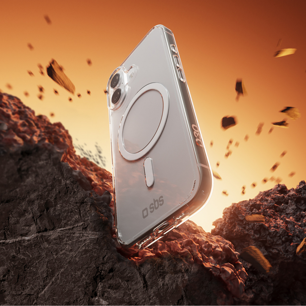 iTok webáruház - SBS SBS Extreme Mag tok iPhone 17-hez (átlátszó) 3 SBS Extreme Mag Case with D3O Technology for iPhone 17 (átlátszó)