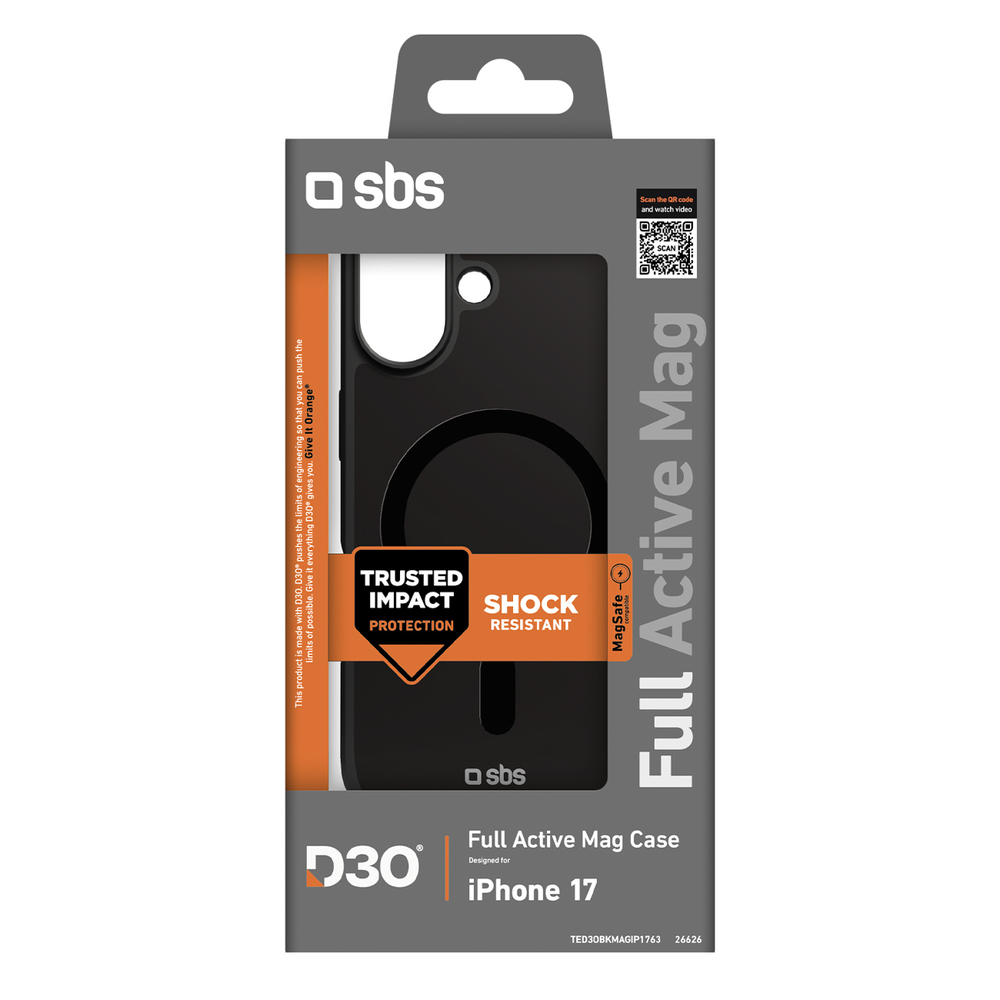 iTok webáruház - SBS SBS Full Active Mag tok D3O technológiával iPhone 17 készülékhez (fekete) 2 SBS Full Active Mag Case with D3O Technology for iPhone 17 (fekete)