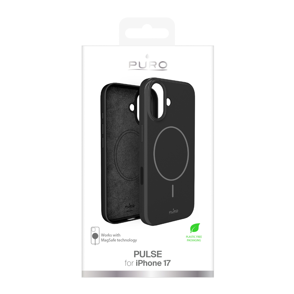 iTok webáruház - Puro Puro Pulse iPhone 17 védőtok (fekete) 2 Puro Pulse iPhone 17 Protective Case Polycarbonate (fekete)