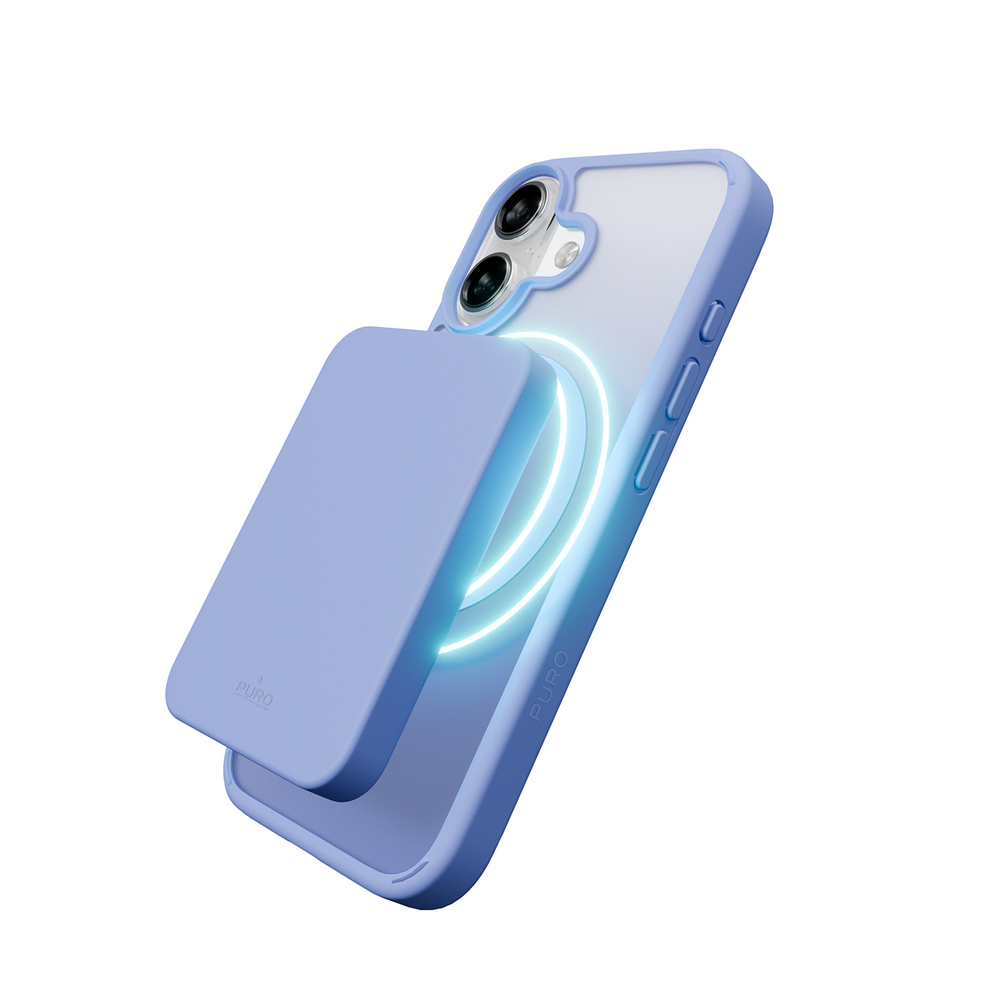 iTok webáruház - Puro Puro Gradient TPU tok MagSafe-kompatibilis iPhone 17 készülékhez (kék) 3 Puro Gradient TPU Case Compatible with MagSafe for iPhone 17 (kék)