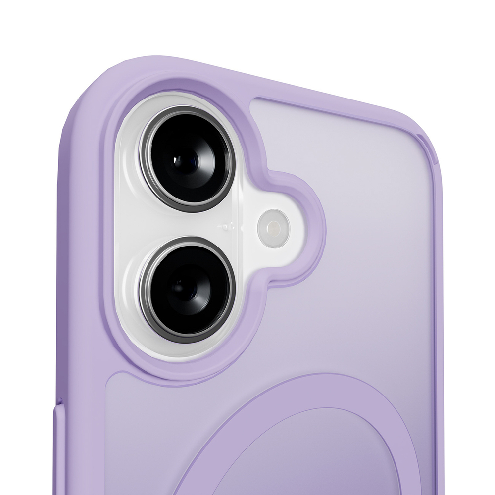 iTok webáruház - Puro Puro Gradient TPU MagSafe tok iPhone 17-hez (lila) 7 Puro Gradient TPU MagSafe Compatible Case for iPhone 17 (lila)