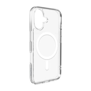 Puro Lite Mag TPU+PC tok iPhone 17-hez (átlátszó fehér gyűrűvel)