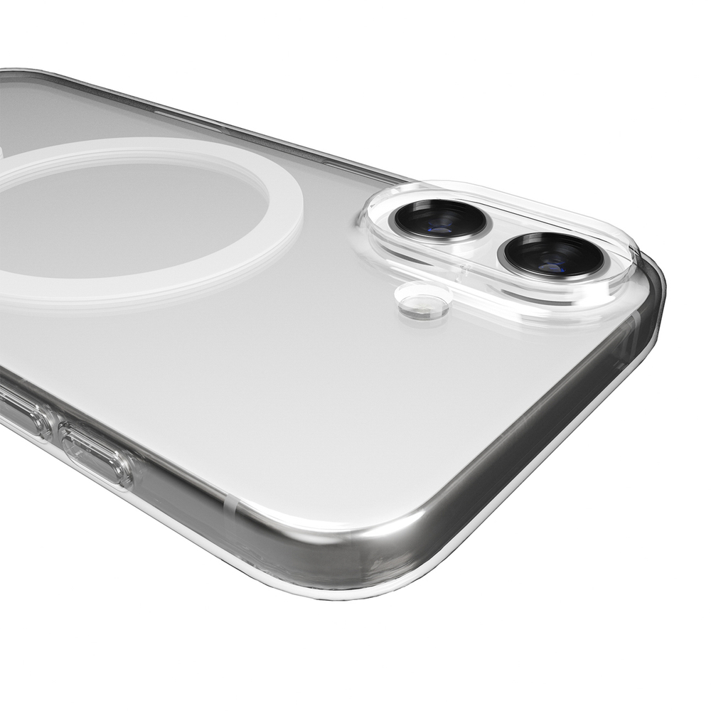 iTok webáruház - Puro Puro Lite Mag TPU+PC tok iPhone 17-hez (átlátszó fehér gyűrűvel) 6 Puro Lite Mag TPU+PC Case Compatible with MagSafe for iPhone 17 (átlátszó fehér gyűrűvel)