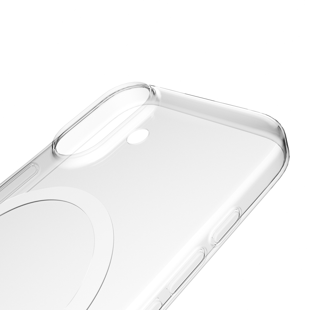 iTok webáruház - Puro Puro Lite Mag TPU+PC tok iPhone 17-hez (átlátszó fehér gyűrűvel) 7 Puro Lite Mag TPU+PC Case Compatible with MagSafe for iPhone 17 (átlátszó fehér gyűrűvel)