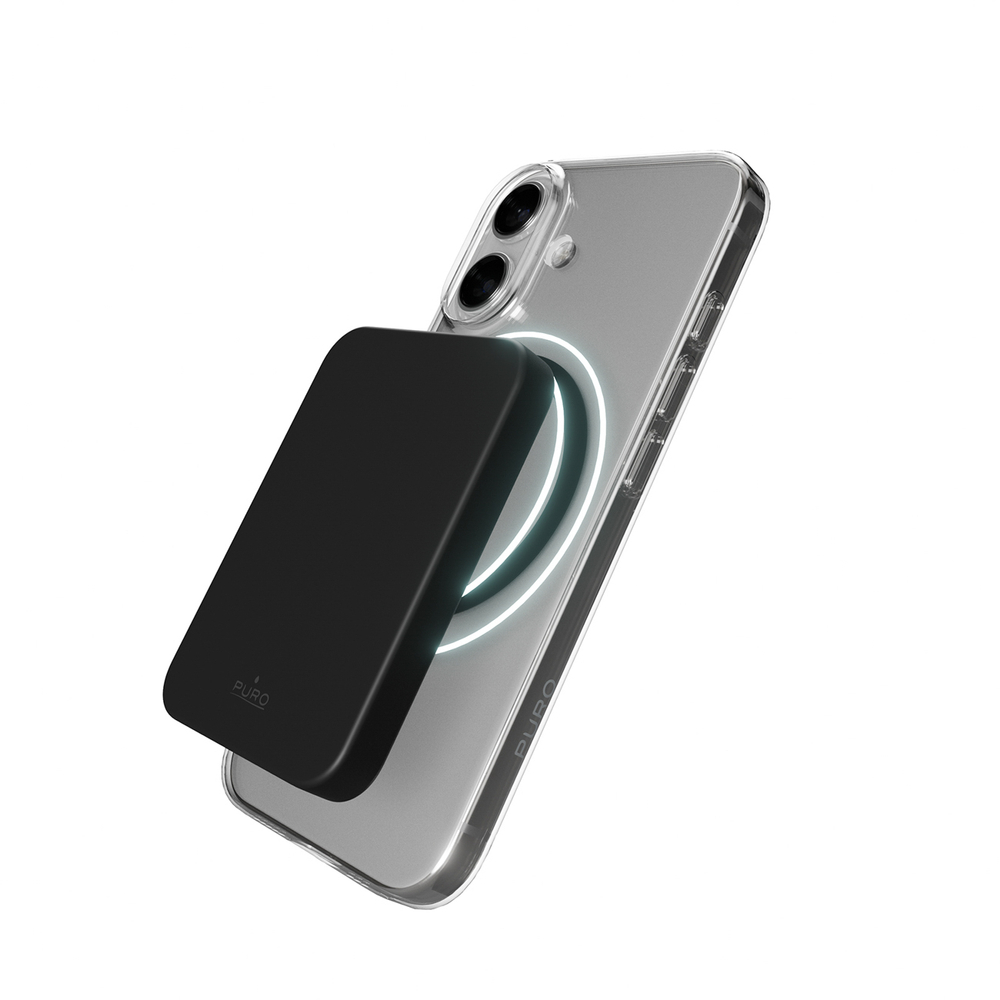 iTok webáruház - Puro Puro Lite Mag TPU+PC tok MagSafe-kompatibilis iPhone 17-hez (átlátszó fekete gyűrűvel) 3 Puro Lite Mag TPU+PC Case Compatible with MagSafe for iPhone 17 (átlátszó fekete gyűrűvel)