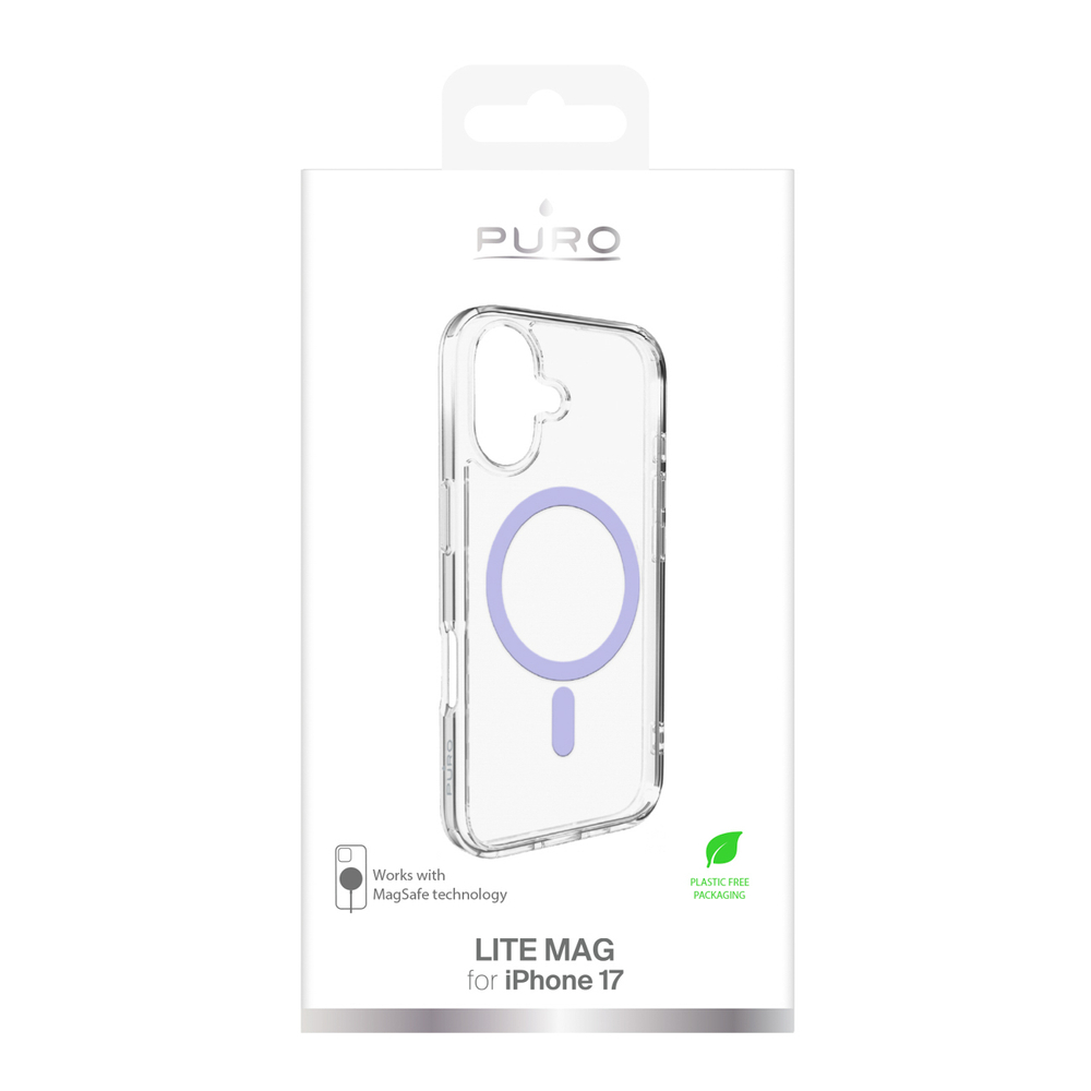 iTok webáruház - Puro Puro Lite Mag TPU+PC Case Compatible with MagSafe for iPhone 17 (átlátszó rózsaszín gyűrűvel) 2 Puro Lite Mag TPU+PC Case Compatible with MagSafe for iPhone 17 (átlátszó rózsaszín gyűrűvel)