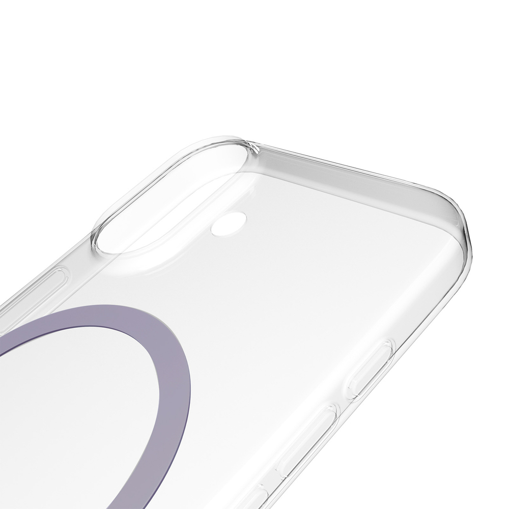 iTok webáruház - Puro Puro Lite Mag TPU+PC Case Compatible with MagSafe for iPhone 17 (átlátszó rózsaszín gyűrűvel) 7 Puro Lite Mag TPU+PC Case Compatible with MagSafe for iPhone 17 (átlátszó rózsaszín gyűrűvel)