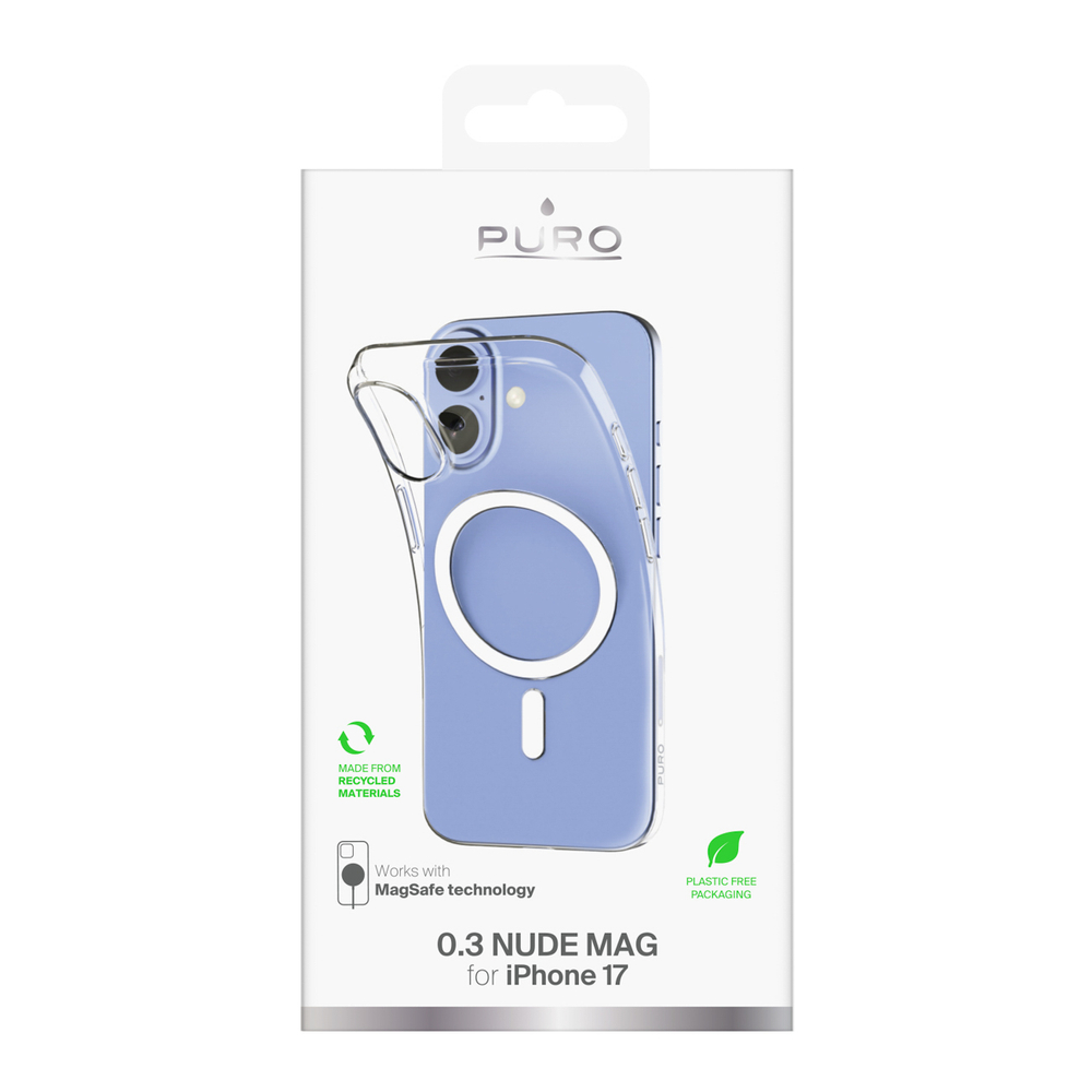 iTok webáruház - Puro Puro 0.3 MAG Ultra-Slim TPU tok iPhone 17-hez (átlátszó) 2 Puro 0.3 MAG Ultra-Slim TPU Case Compatible with MagSafe for iPhone 17 (átlátszó)