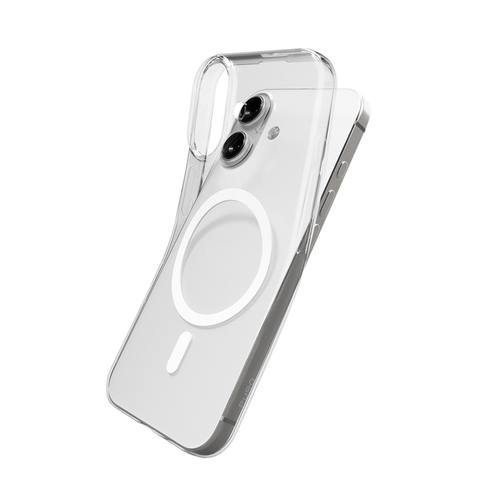 iTok webáruház - Puro Puro 0.3 MAG Ultra-Slim TPU tok iPhone 17-hez (átlátszó) 8 Puro 0.3 MAG Ultra-Slim TPU Case Compatible with MagSafe for iPhone 17 (átlátszó)