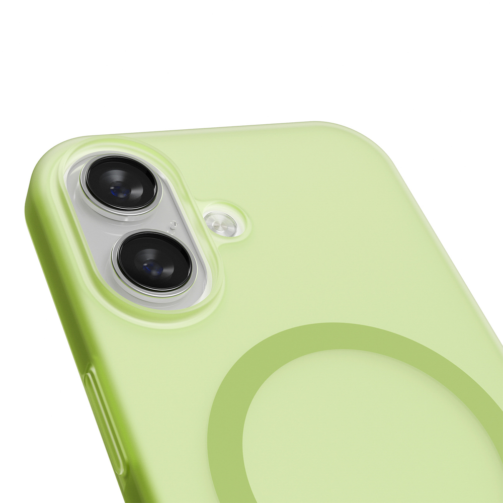 iTok webáruház - Puro Puro Daylight MagSafe kompatibilis szilikon tok iPhone 17 készülékhez (áttetsző zöld) 5 Puro Daylight Magsafe Compatible Silicone Case for iPhone 17 (áttetsző zöld)