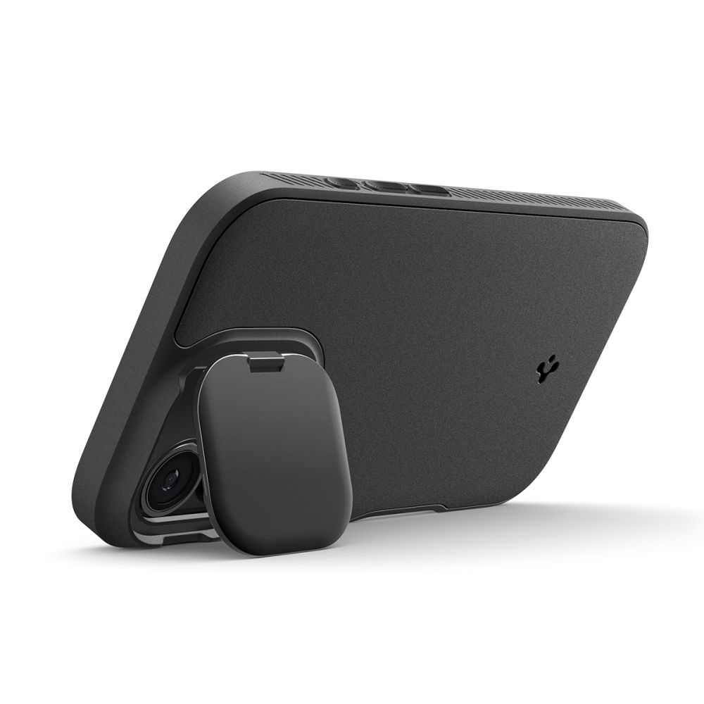 iTok webáruház - Spigen Spigen Optik Armor MagSafe tok iPhone 17-hez (fekete) 4 Spigen Optik Armor MagSafe case for iPhone 17 (fekete)