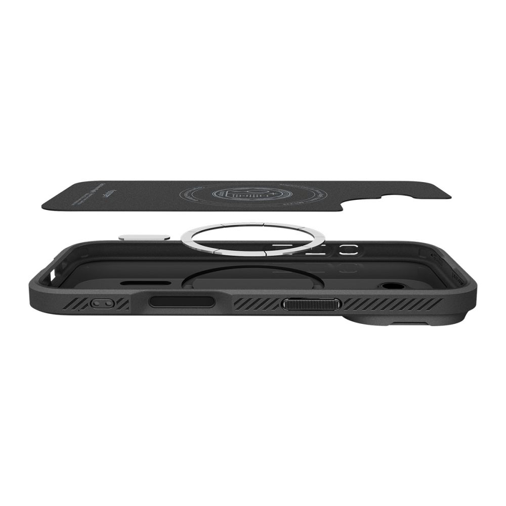 iTok webáruház - Spigen Spigen Optik Armor MagSafe tok iPhone 17-hez (fekete) 5 Spigen Optik Armor MagSafe case for iPhone 17 (fekete)