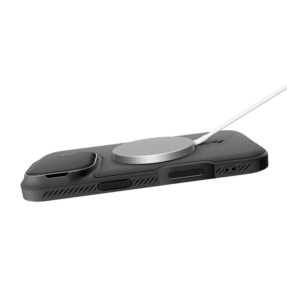 iTok webáruház - Spigen Spigen Optik Armor MagSafe tok iPhone 17-hez (fekete) 7 Spigen Optik Armor MagSafe case for iPhone 17 (fekete)
