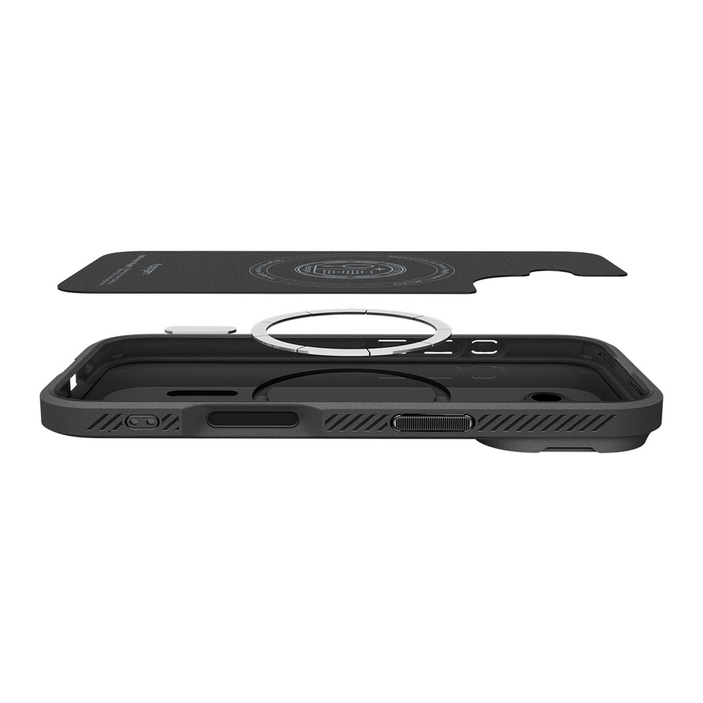 iTok webáruház - Spigen Spigen Optik Armor MagSafe tok iPhone 17-hez (fekete) 8 Spigen Optik Armor MagSafe case for iPhone 17 (fekete)
