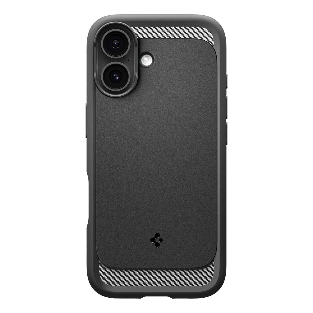 iTok webáruház - Spigen Spigen Rugged Armor Mag MagSafe tok iPhone 17-hez (matt fekete) 2 Spigen Rugged Armor Mag MagSafe Case for iPhone 17 (matt fekete)