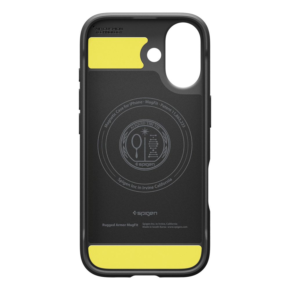 iTok webáruház - Spigen Spigen Rugged Armor Mag MagSafe tok iPhone 17-hez (matt fekete) 3 Spigen Rugged Armor Mag MagSafe Case for iPhone 17 (matt fekete)