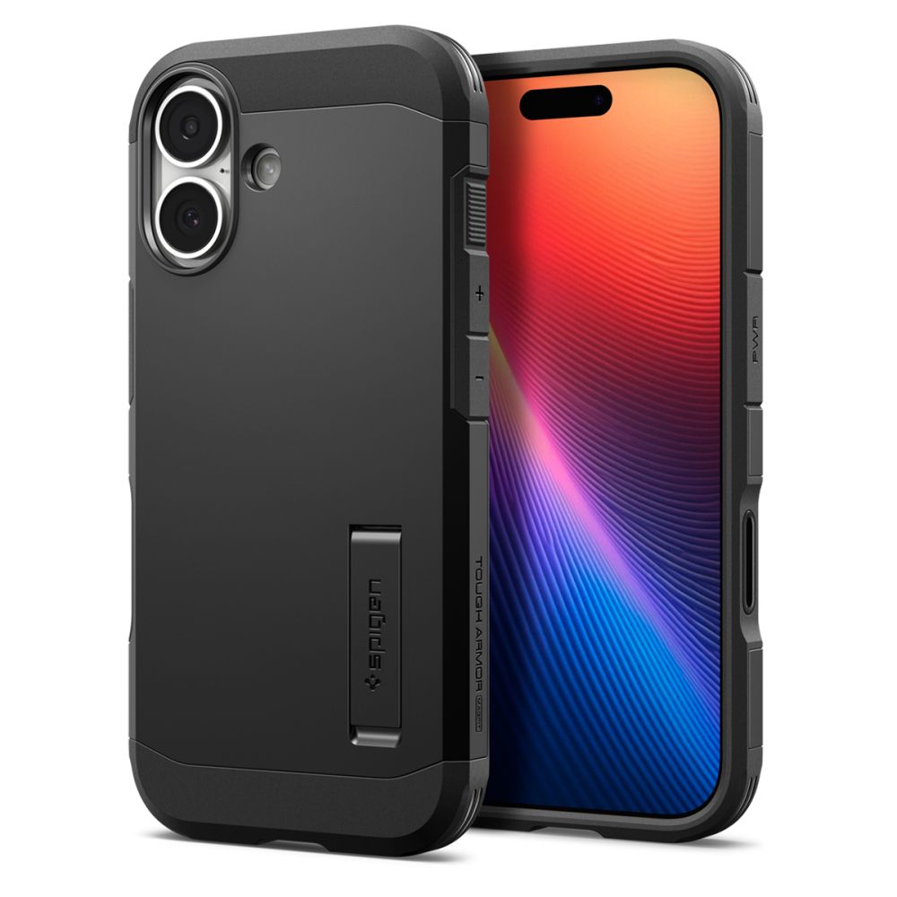 iTok webáruház - Spigen Spigen Tough Armor "T" MagSafe tok iPhone 17-hez (fekete) 2 Spigen Tough Armor "T" MagSafe case for iPhone 17 (fekete)
