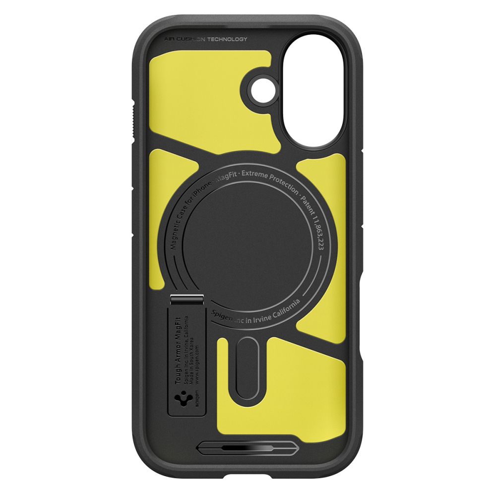 iTok webáruház - Spigen Spigen Tough Armor "T" MagSafe tok iPhone 17-hez (fekete) 4 Spigen Tough Armor "T" MagSafe case for iPhone 17 (fekete)