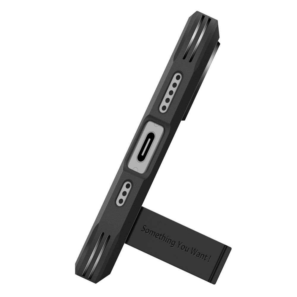 iTok webáruház - Spigen Spigen Tough Armor "T" MagSafe tok iPhone 17-hez (fekete) 7 Spigen Tough Armor "T" MagSafe case for iPhone 17 (fekete)