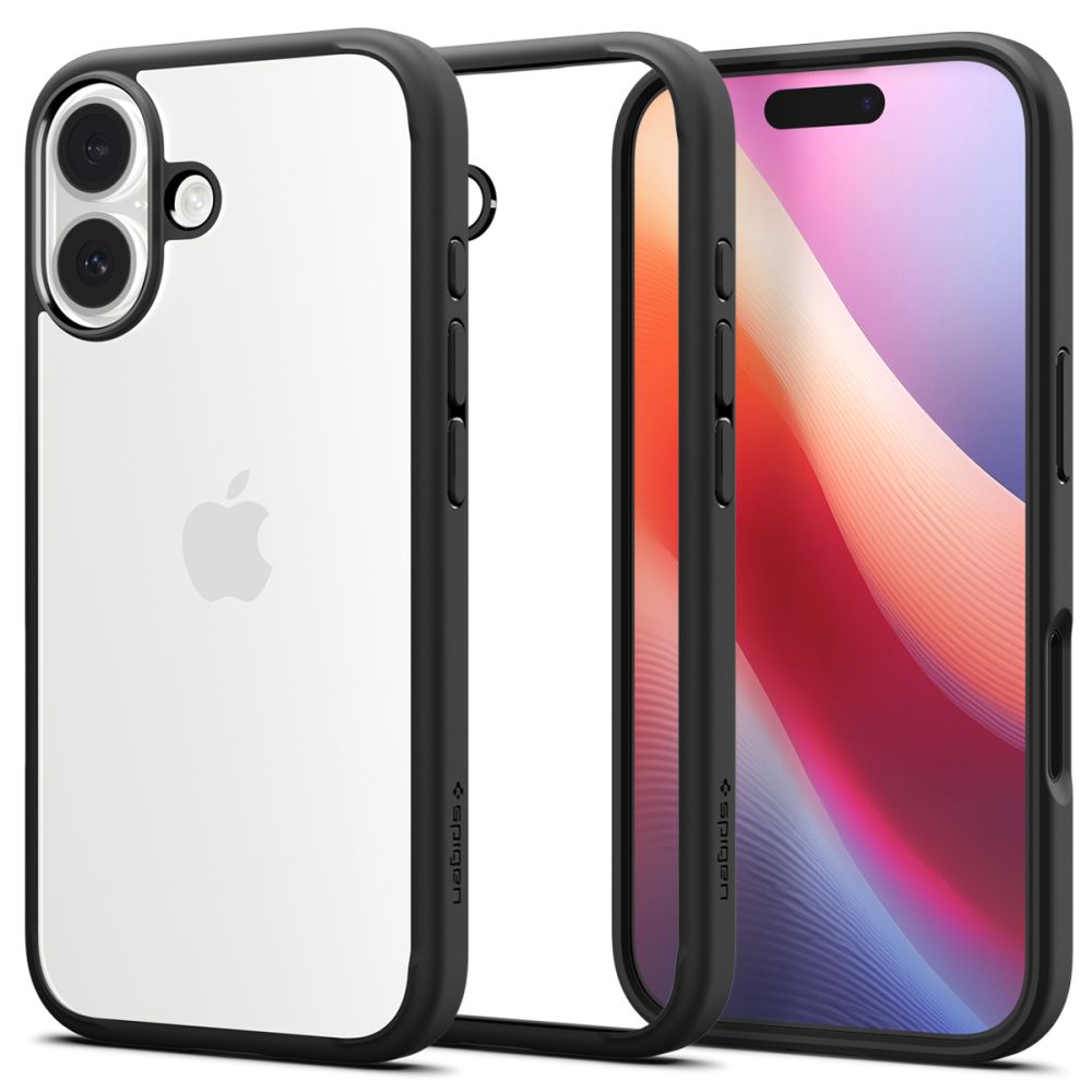 iTok webáruház - Spigen Spigen Ultra Hybrid tok iPhone 17-hez (matt fekete) 1 Spigen Ultra Hybrid Case for iPhone 17 (matt fekete)