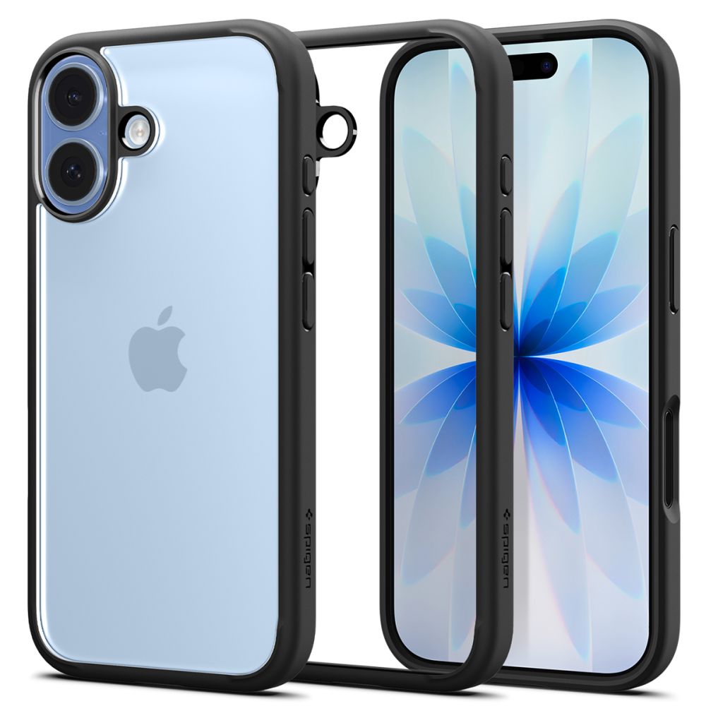 iTok webáruház - Spigen Spigen Ultra Hybrid tok iPhone 17-hez (matt fekete) 2 Spigen Ultra Hybrid Case for iPhone 17 (matt fekete)