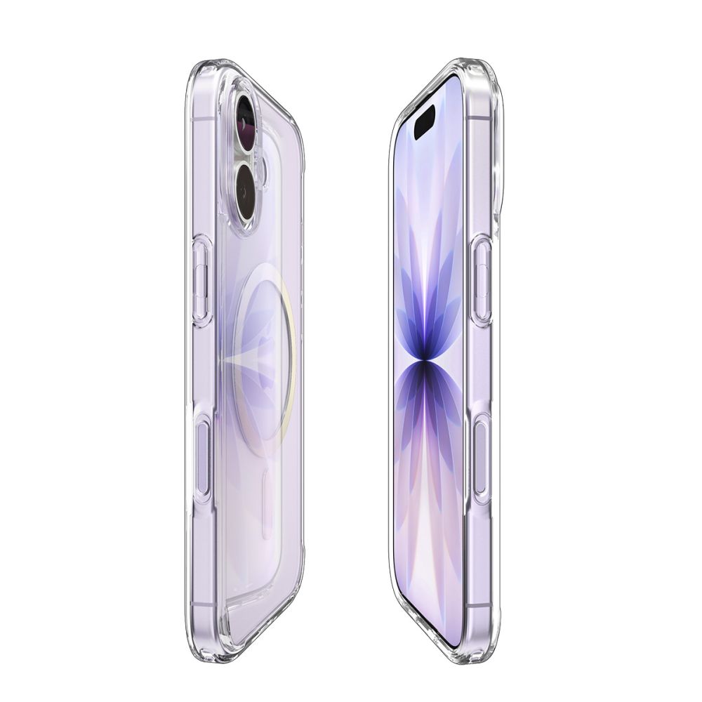 iTok webáruház - Spigen Spigen Ultra Hybrid MagSafe tok iPhone 17-hez (átlátszó arany) 6 Spigen Ultra Hybrid MagSafe Case for iPhone 17 (átlátszó arany)