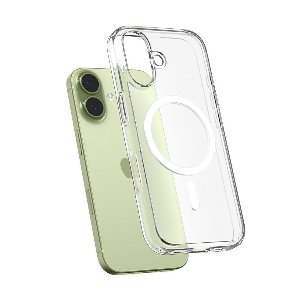 iTok webáruház - Spigen Spigen Ultra Hybrid MagSafe tok iPhone 17-hez (fehér) 5 Spigen Ultra Hybrid MagSafe Case for iPhone 17 (fehér)