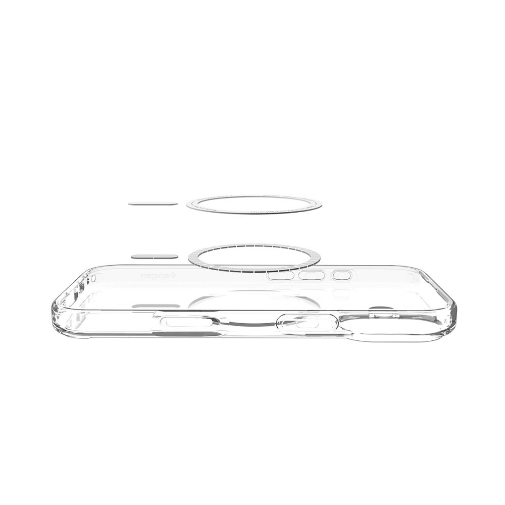 iTok webáruház - Spigen Spigen Ultra Hybrid MagSafe tok iPhone 17-hez (fehér) 7 Spigen Ultra Hybrid MagSafe Case for iPhone 17 (fehér)