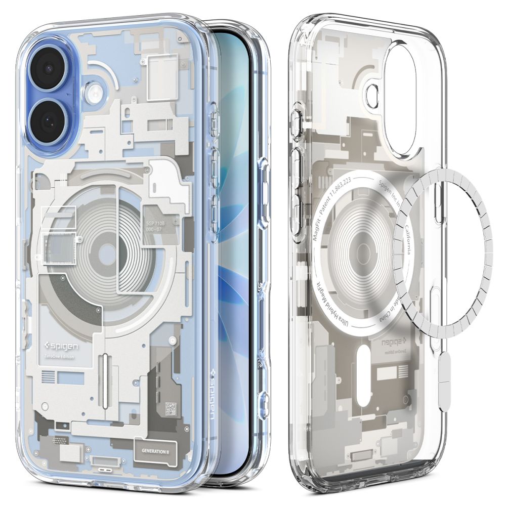iTok webáruház - Spigen Spigen Ultra Hybrid MagSafe tok iPhone 17 Zero One (titán) 1 Spigen Ultra Hybrid MagSafe case for iPhone 17 Zero One (titán)