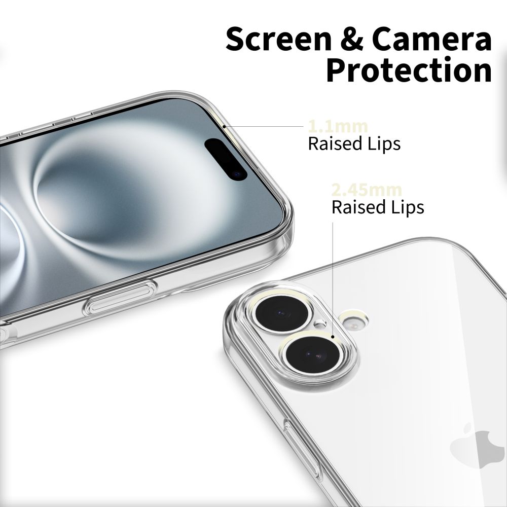 iTok webáruház - Tech-Protect Tech-Protect FlexAir tok iPhone 17-hez (átlátszó) 2 Tech-Protect FlexAir Case for iPhone 17 (átlátszó)