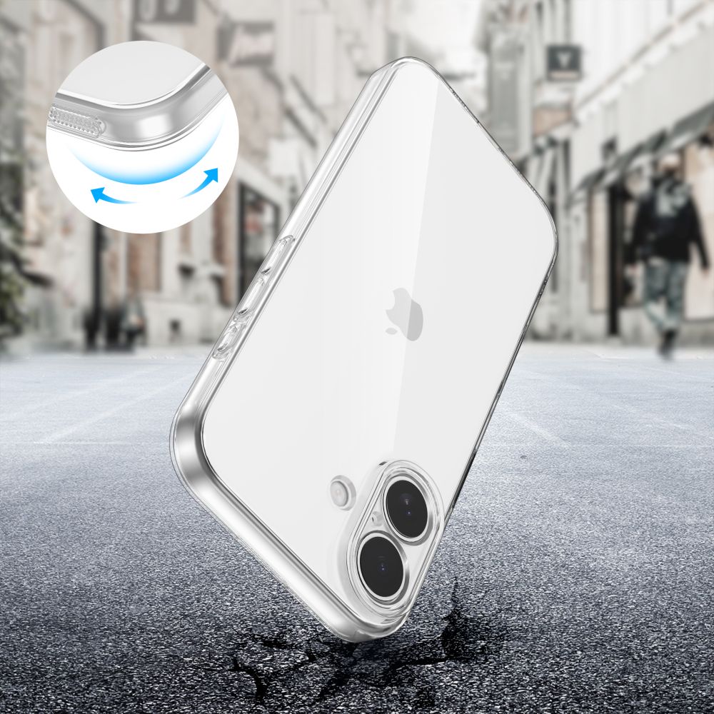 iTok webáruház - Tech-Protect Tech-Protect FlexAir tok iPhone 17-hez (átlátszó) 3 Tech-Protect FlexAir Case for iPhone 17 (átlátszó)