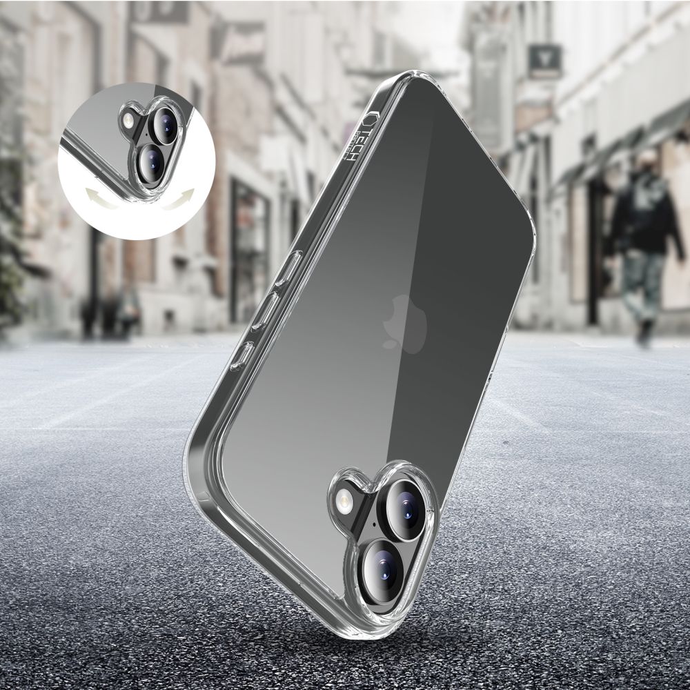 iTok webáruház - Tech-Protect Tech-Protect FlexAir Hybrid tok iPhone 17-hez (átlátszó) 4 Tech-Protect FlexAir Hybrid Case for iPhone 17 (átlátszó)