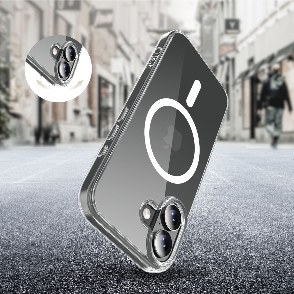 iTok webáruház - Tech-Protect Tech-Protect FlexAir Hybrid MagSafe tok iPhone 17-hez (átlátszó) 3 Tech-Protect FlexAir Hybrid MagSafe Case for iPhone 17 (átlátszó)