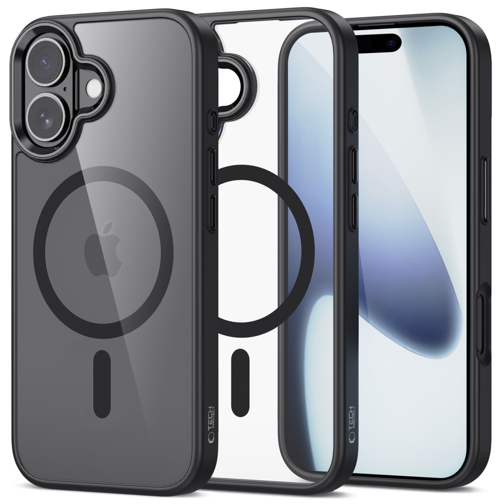 iTok webáruház - Tech-Protect Tech-Protect MagMat MagSafe tok iPhone 17-hez (fekete) 1 Tech-Protect MagMat MagSafe Case for iPhone 17 (fekete)